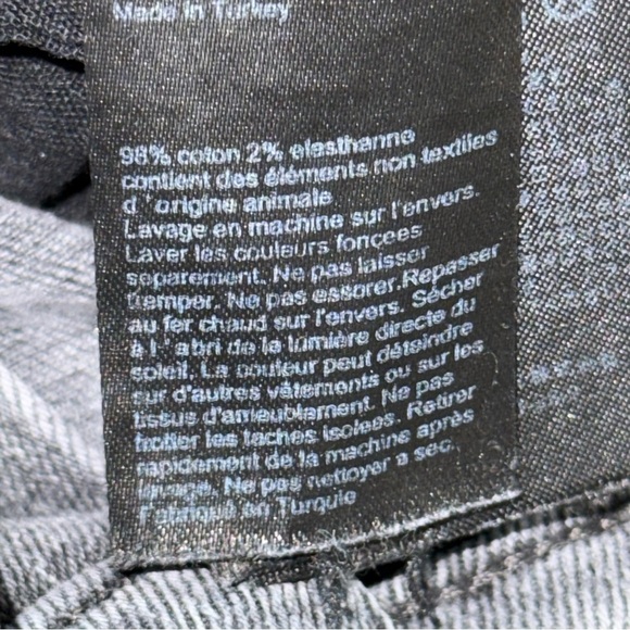 ALL SAINTS Grace Skinny Ankle Jean Washed Black Mid Rise - Picture 8 of 12